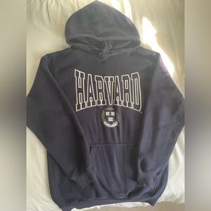 navy harvard collegiate hoodie